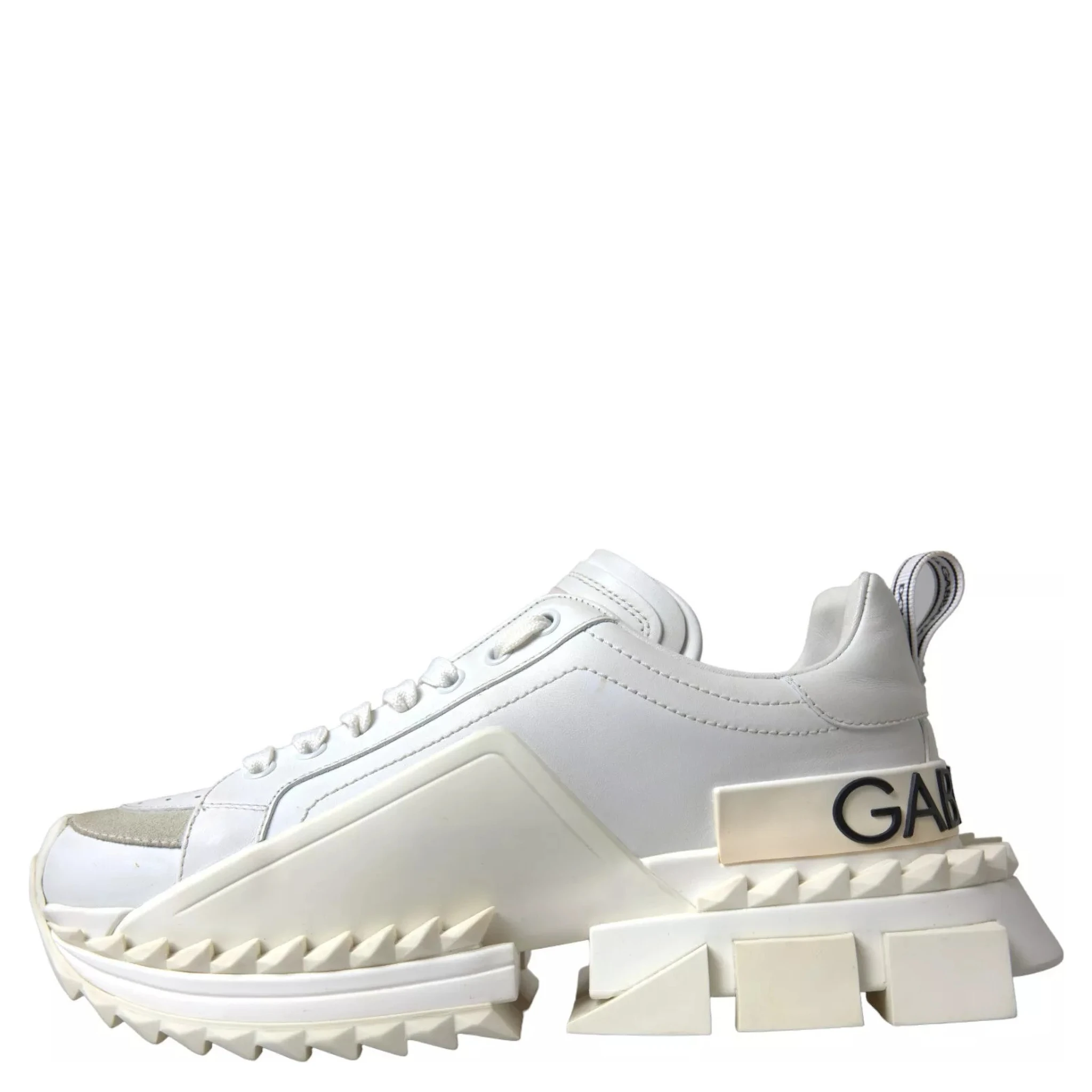 White Leather Super Queen Women Sneakers