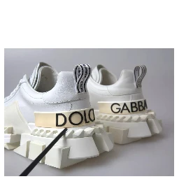 White Leather Super Queen Women Sneakers