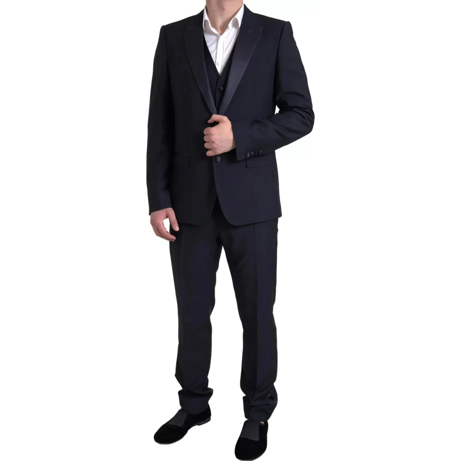 Black 3 Piece Single Breasted MARTINI Suit