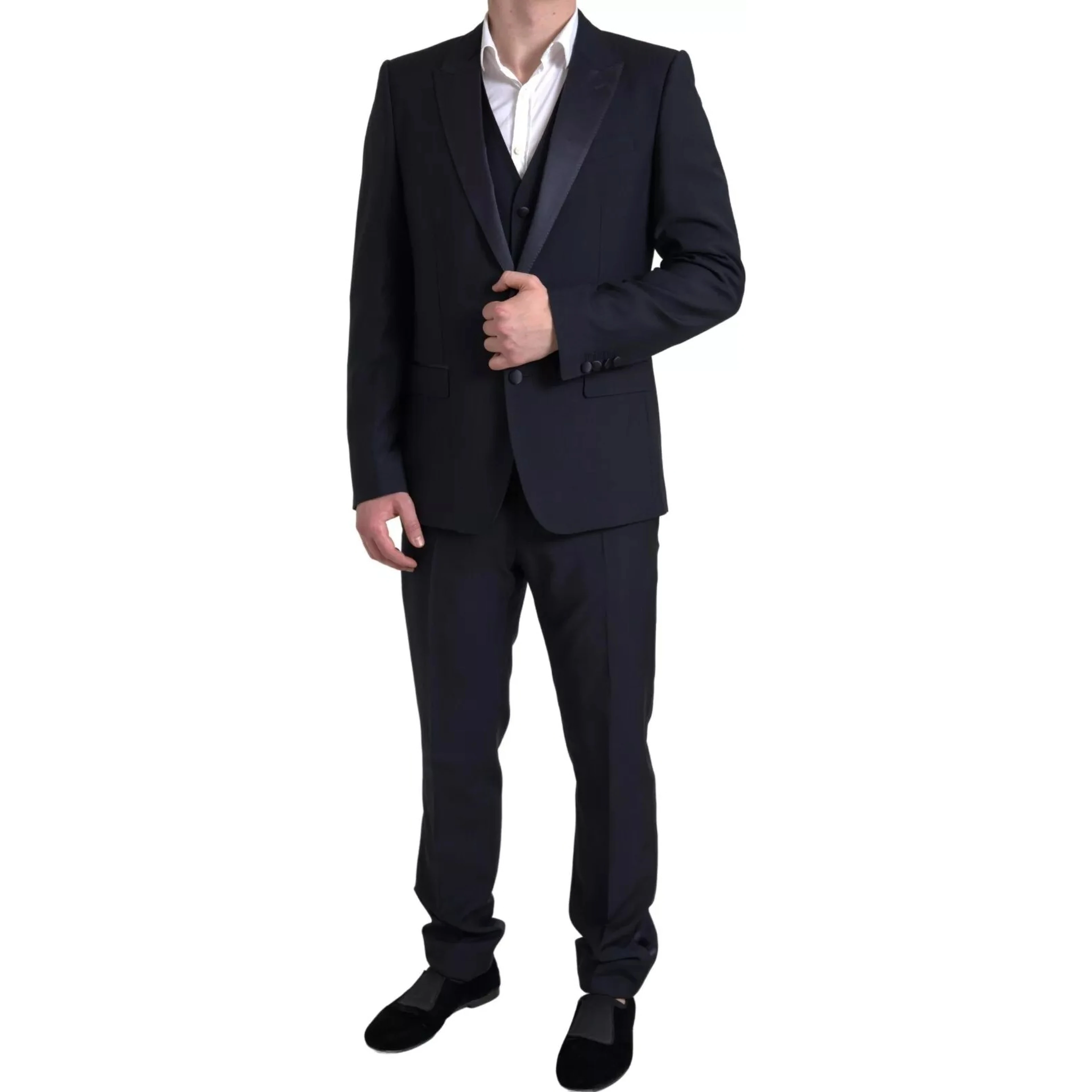 Black 3 Piece Single Breasted MARTINI Suit