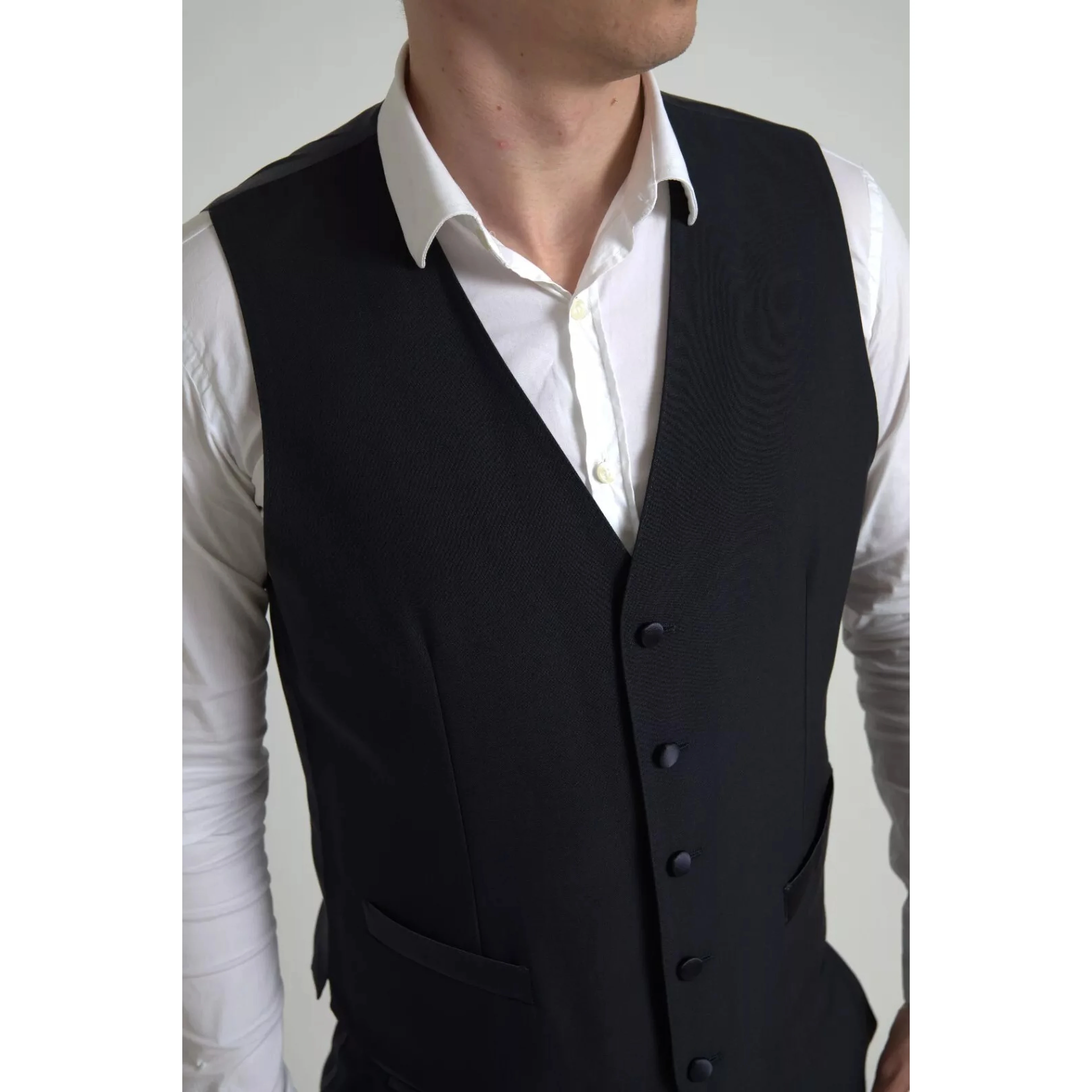 Black 3 Piece Single Breasted MARTINI Suit