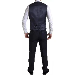 Black 3 Piece Single Breasted MARTINI Suit