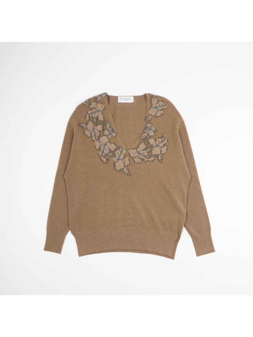 Ermanno Scervino Sweaters Brown