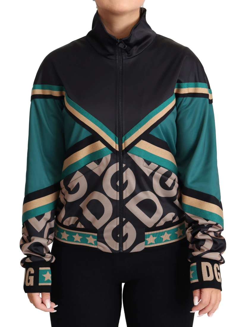 Multicolor DG Logo Mania Track Bomber Jacket