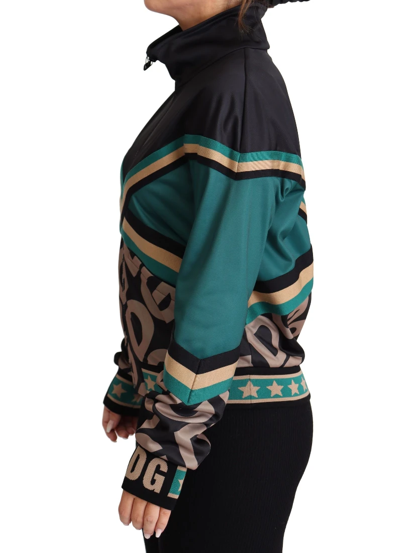 Multicolor DG Logo Mania Track Bomber Jacket