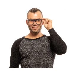 Blue Plastic Glasses (Frames)