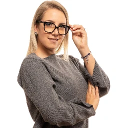 Black Plastic Glasses (Frames)