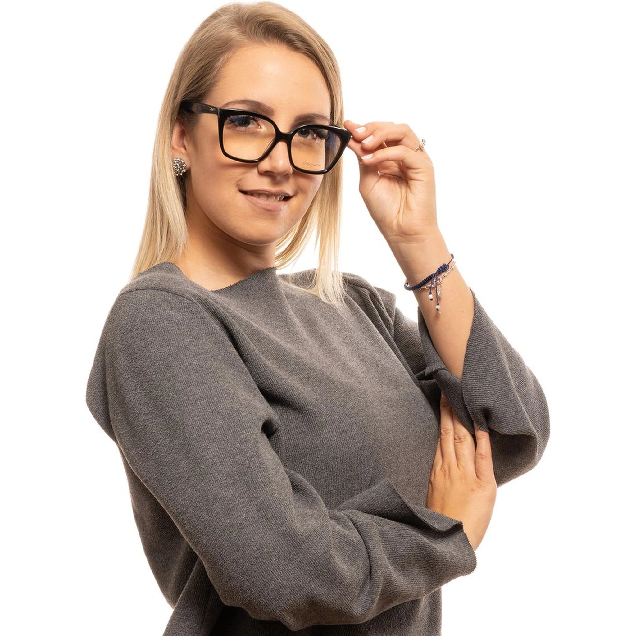 Black Plastic Glasses (Frames)