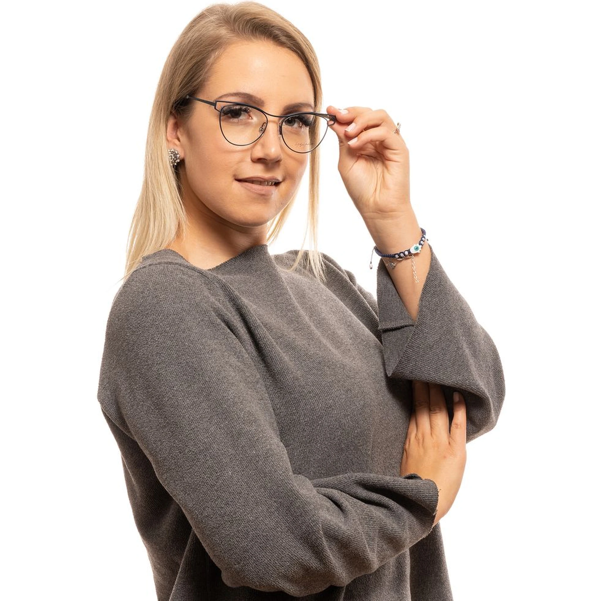 Green Metal Glasses (Frames)