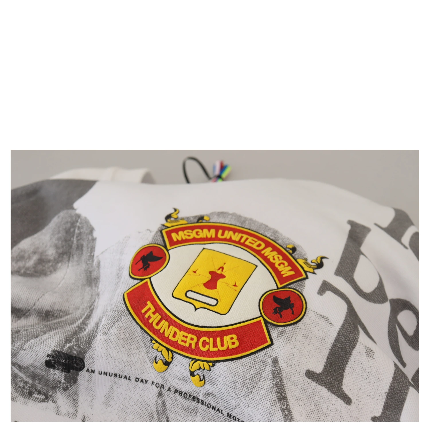 White Cotton Crewneck Pullover Sweatshirt Sweater