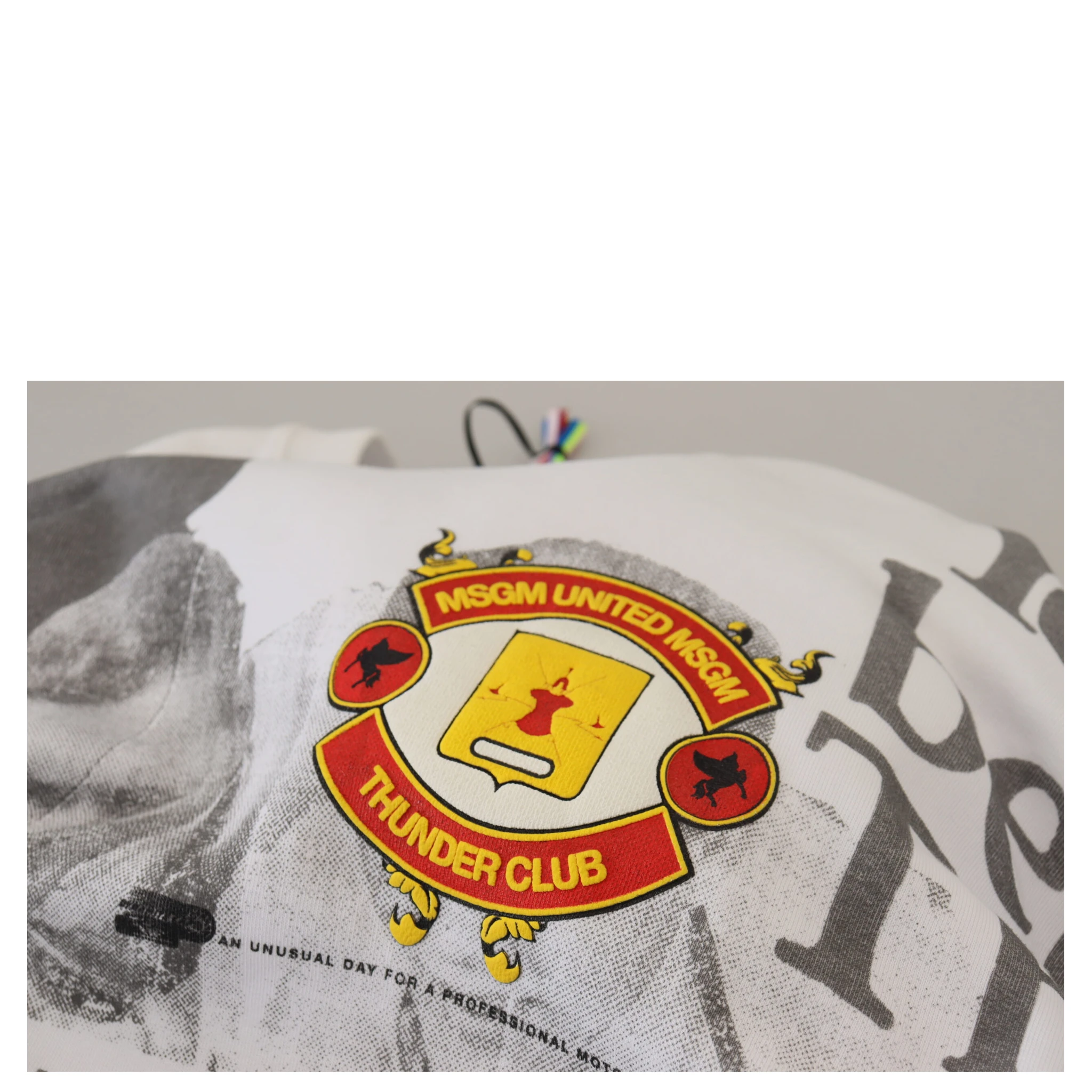 White Cotton Crewneck Pullover Sweatshirt Sweater