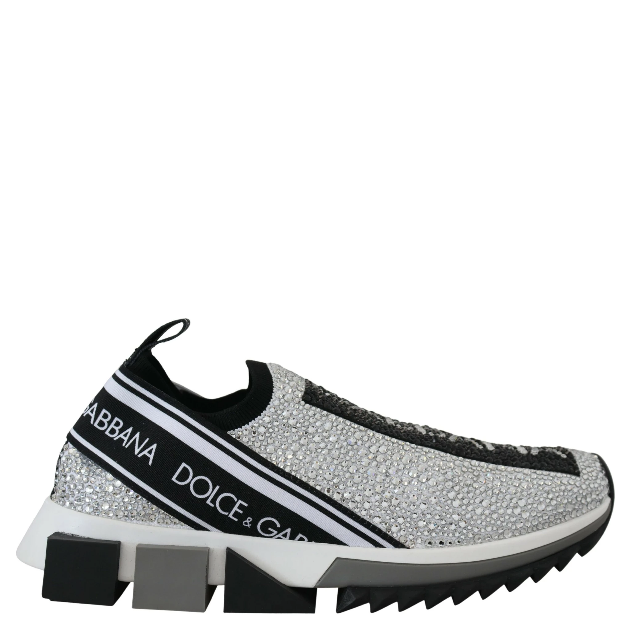 Silver Rhinestones Sorrento Sneakers Shoes