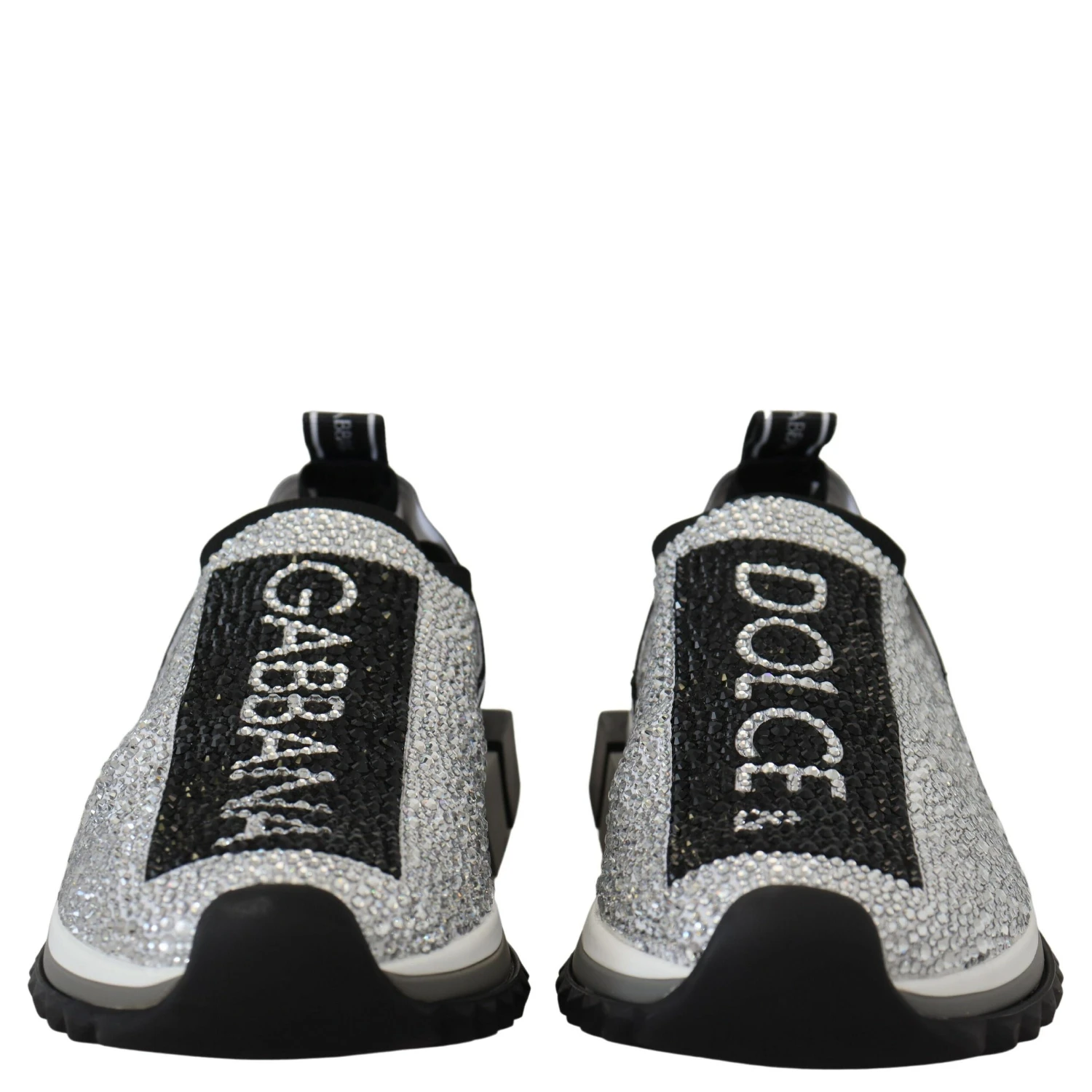 Silver Rhinestones Sorrento Sneakers Shoes