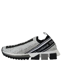 Silver Rhinestones Sorrento Sneakers Shoes