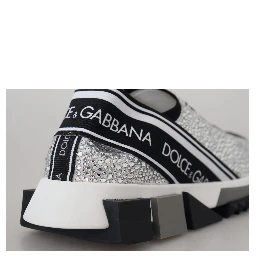 Silver Rhinestones Sorrento Sneakers Shoes