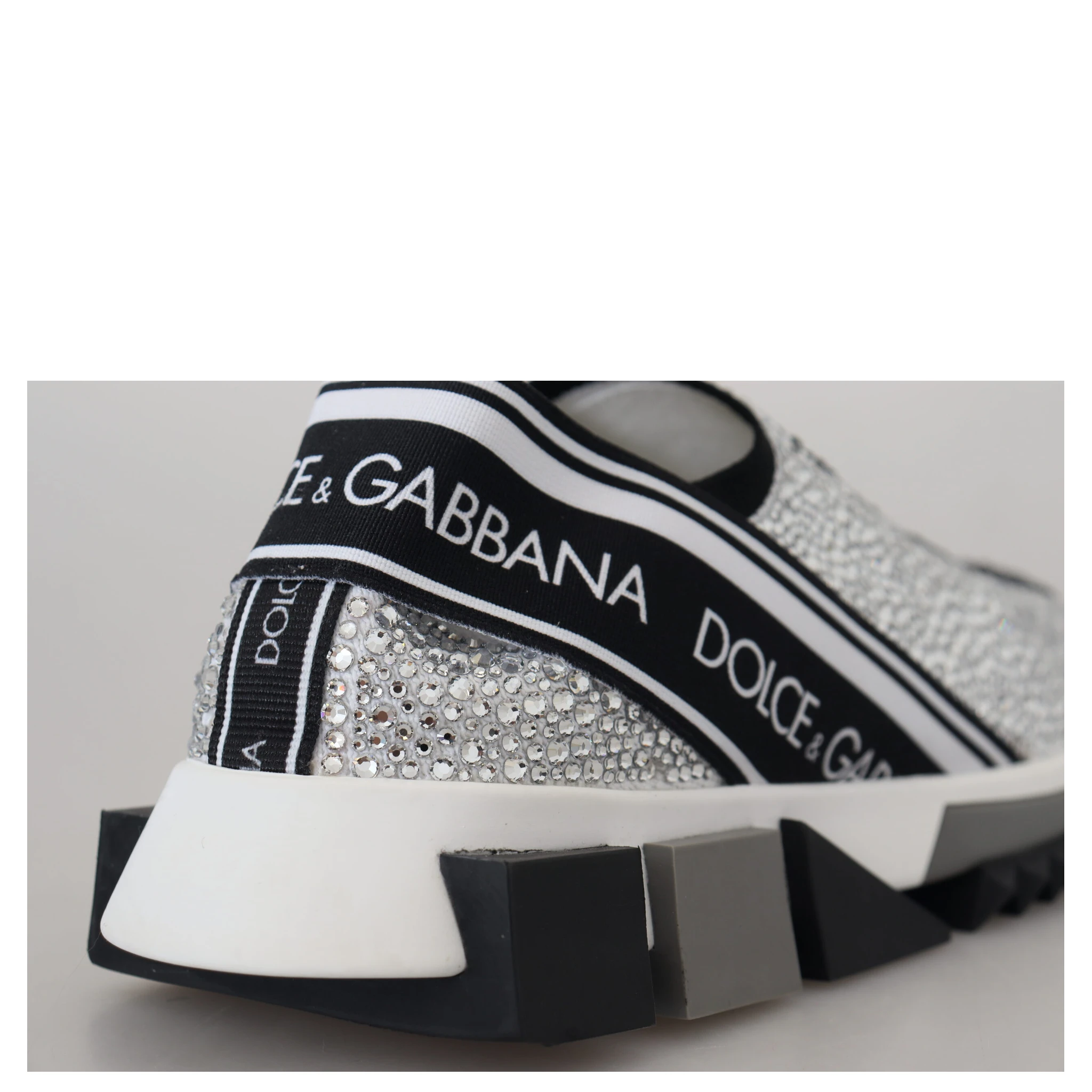 Silver Rhinestones Sorrento Sneakers Shoes