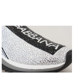 Silver Rhinestones Sorrento Sneakers Shoes