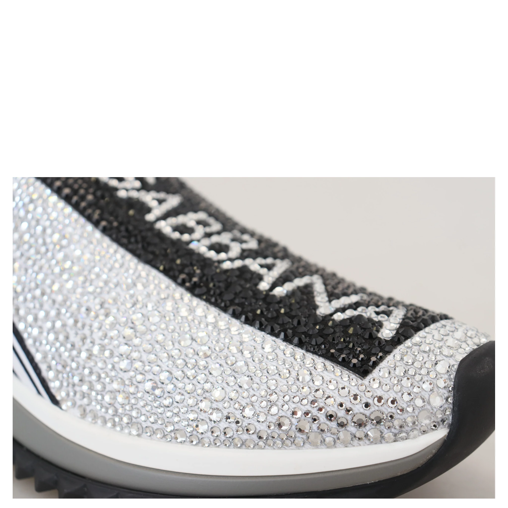 Silver Rhinestones Sorrento Sneakers Shoes