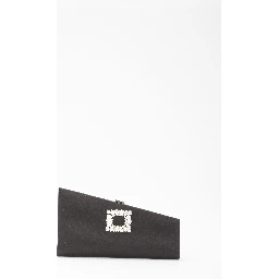Asymmetrical Strass Buckle clutch
