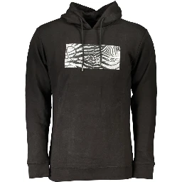 Black Cotton Sweatshirt