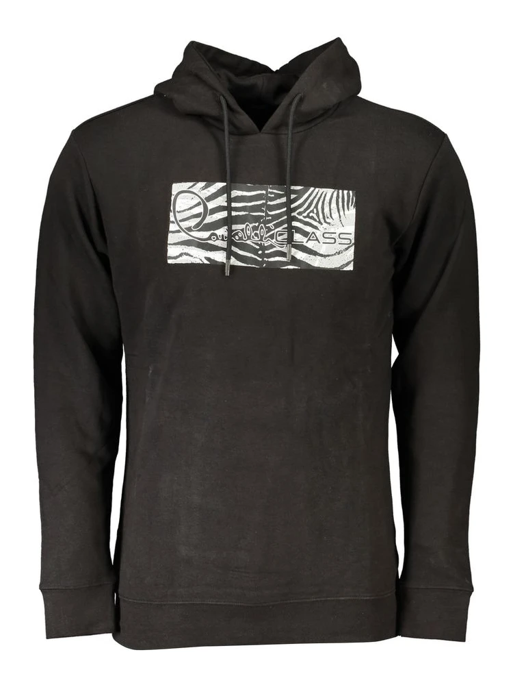 Black Cotton Sweatshirt