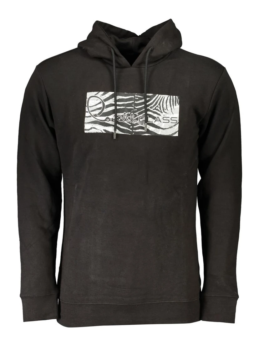 Black Cotton Sweatshirt