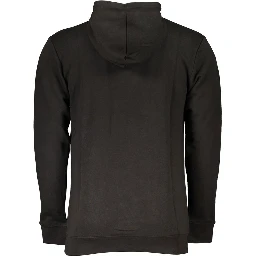 Black Cotton Sweatshirt