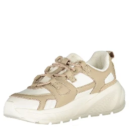 White Polyester Sneaker