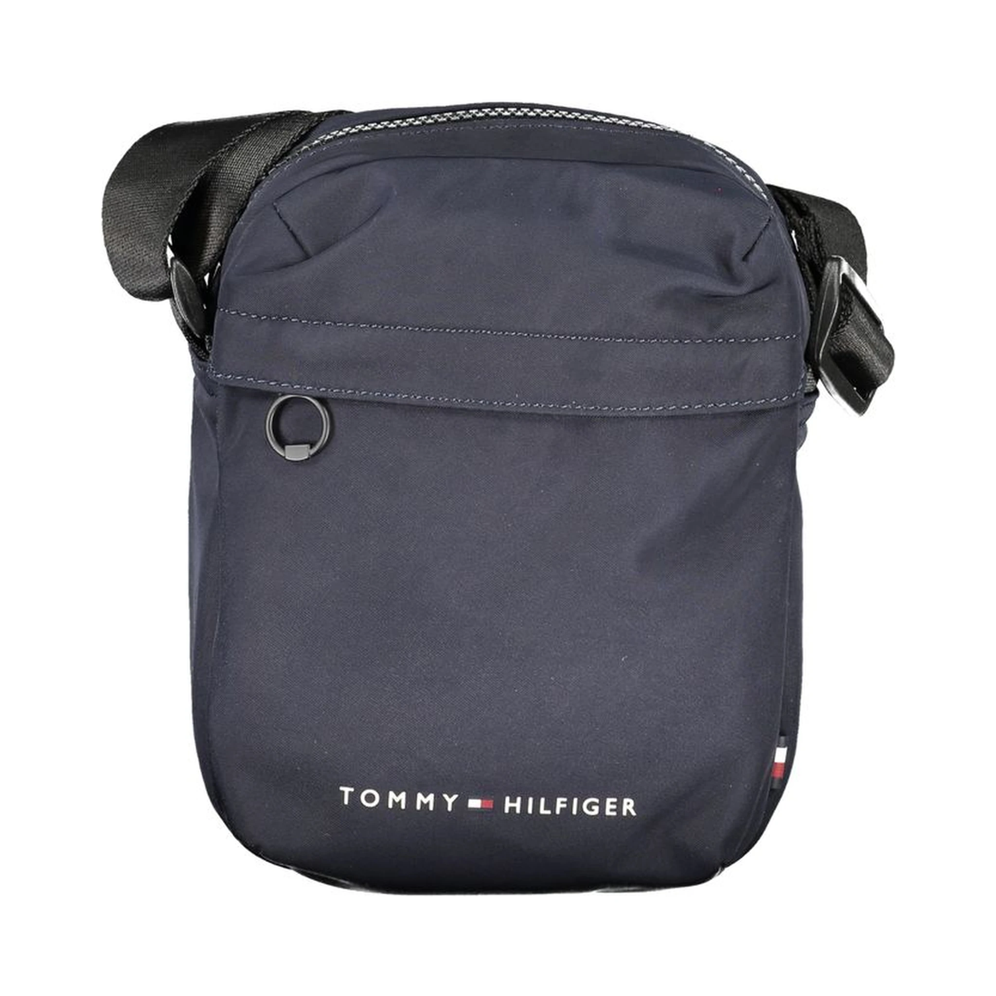 Blue Polyester Shoulder Bag