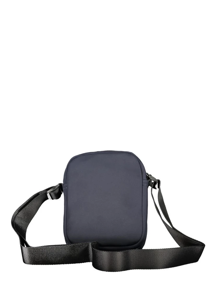 Blue Polyester Shoulder Bag