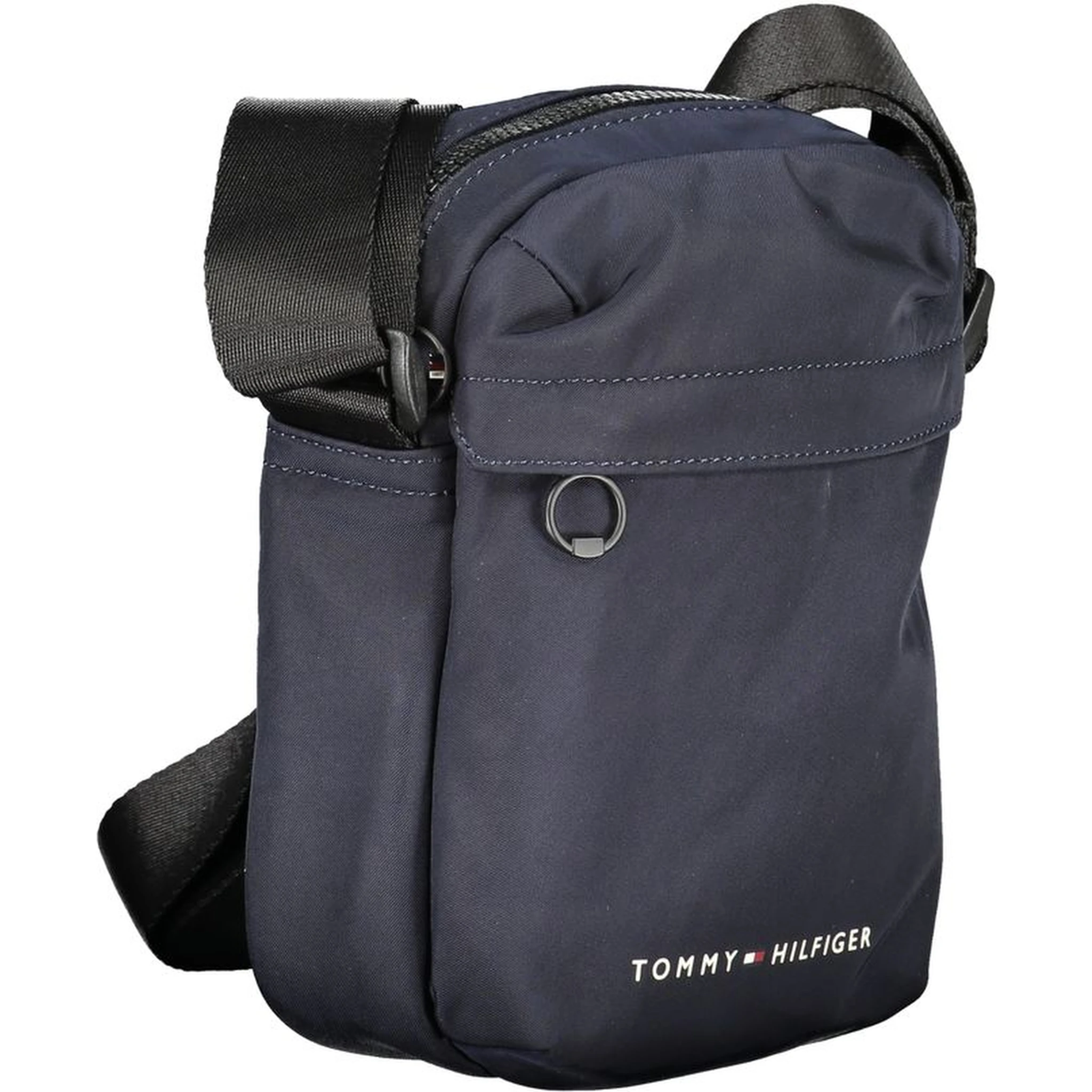 Blue Polyester Shoulder Bag