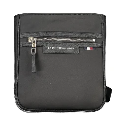 Black Polyester Shoulder Bag