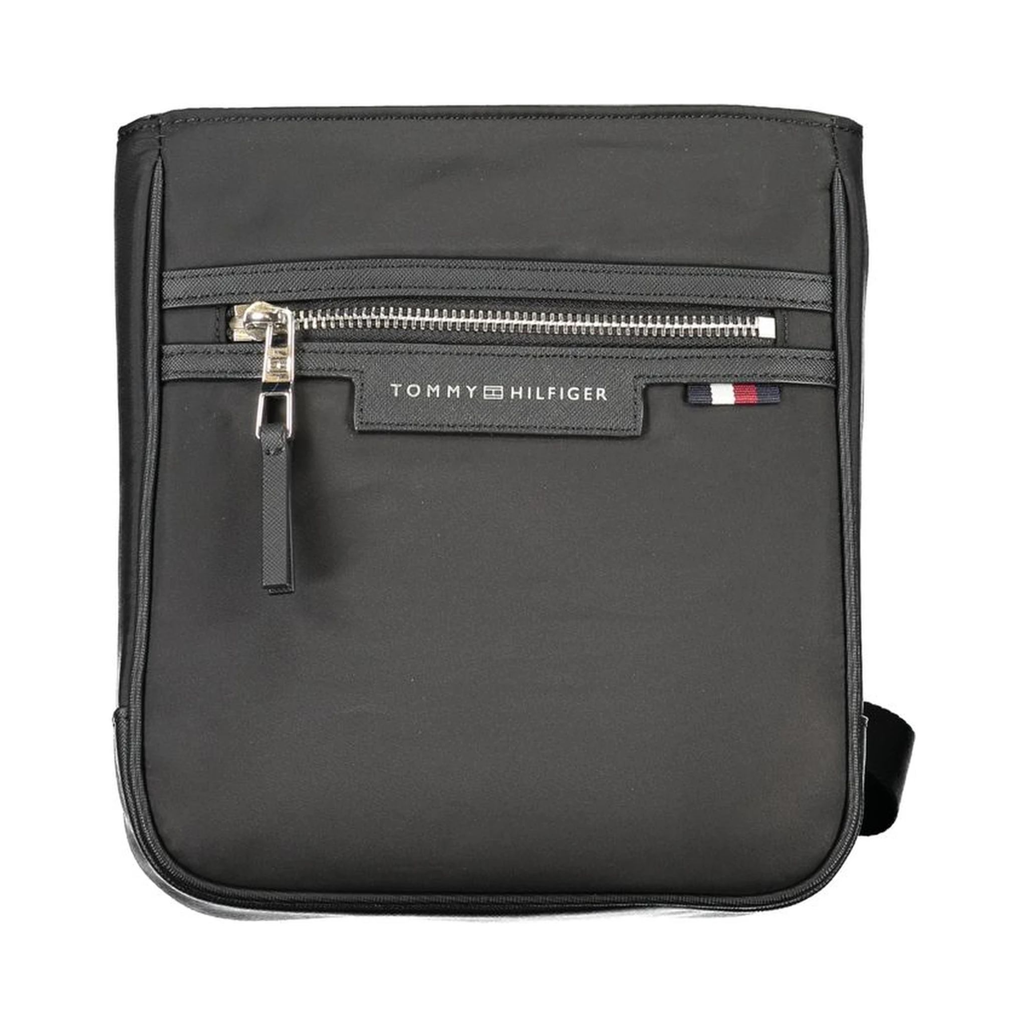 Black Polyester Shoulder Bag