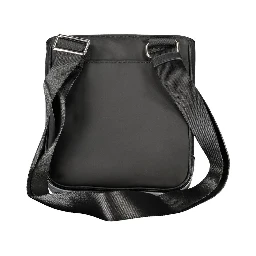 Black Polyester Shoulder Bag