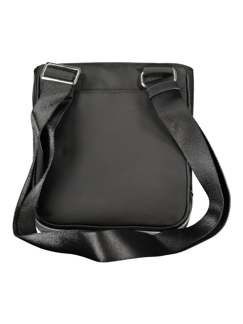 Black Polyester Shoulder Bag
