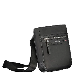 Black Polyester Shoulder Bag