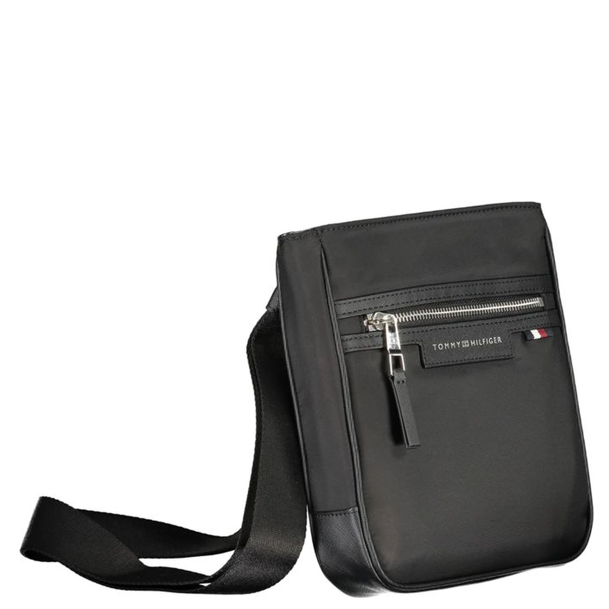 Black Polyester Shoulder Bag