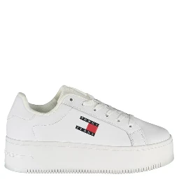 White Polyester Sneaker