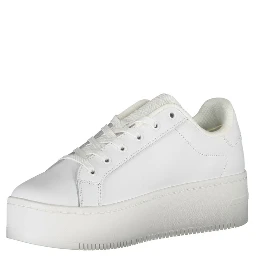 White Polyester Sneaker