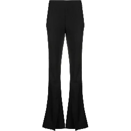 high-waisted split trousers