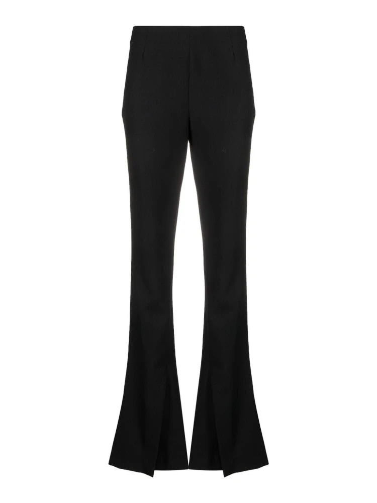 high-waisted split trousers