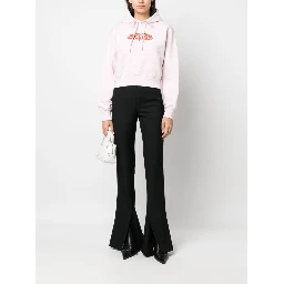 high-waisted split trousers