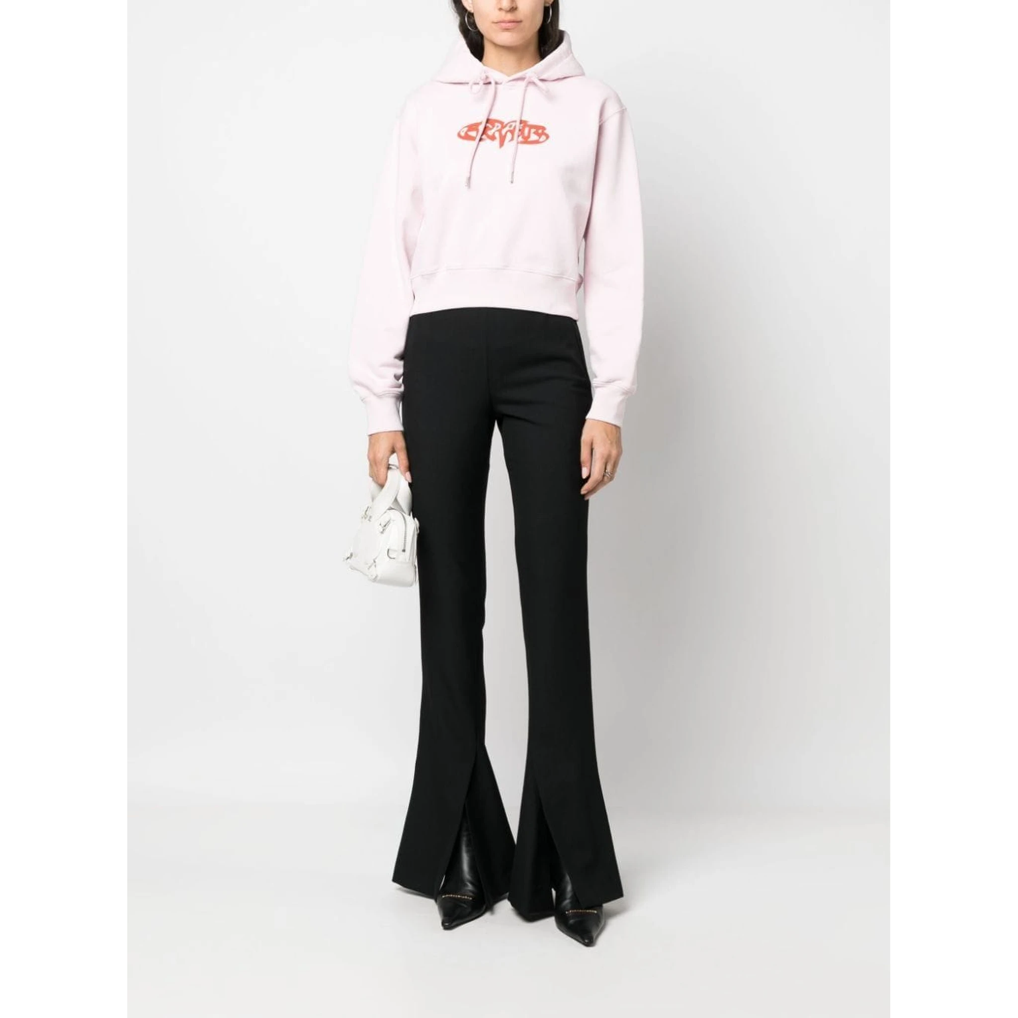 high-waisted split trousers
