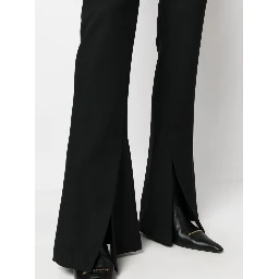 high-waisted split trousers