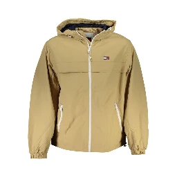 Beige Polyamide Jackets & Coat