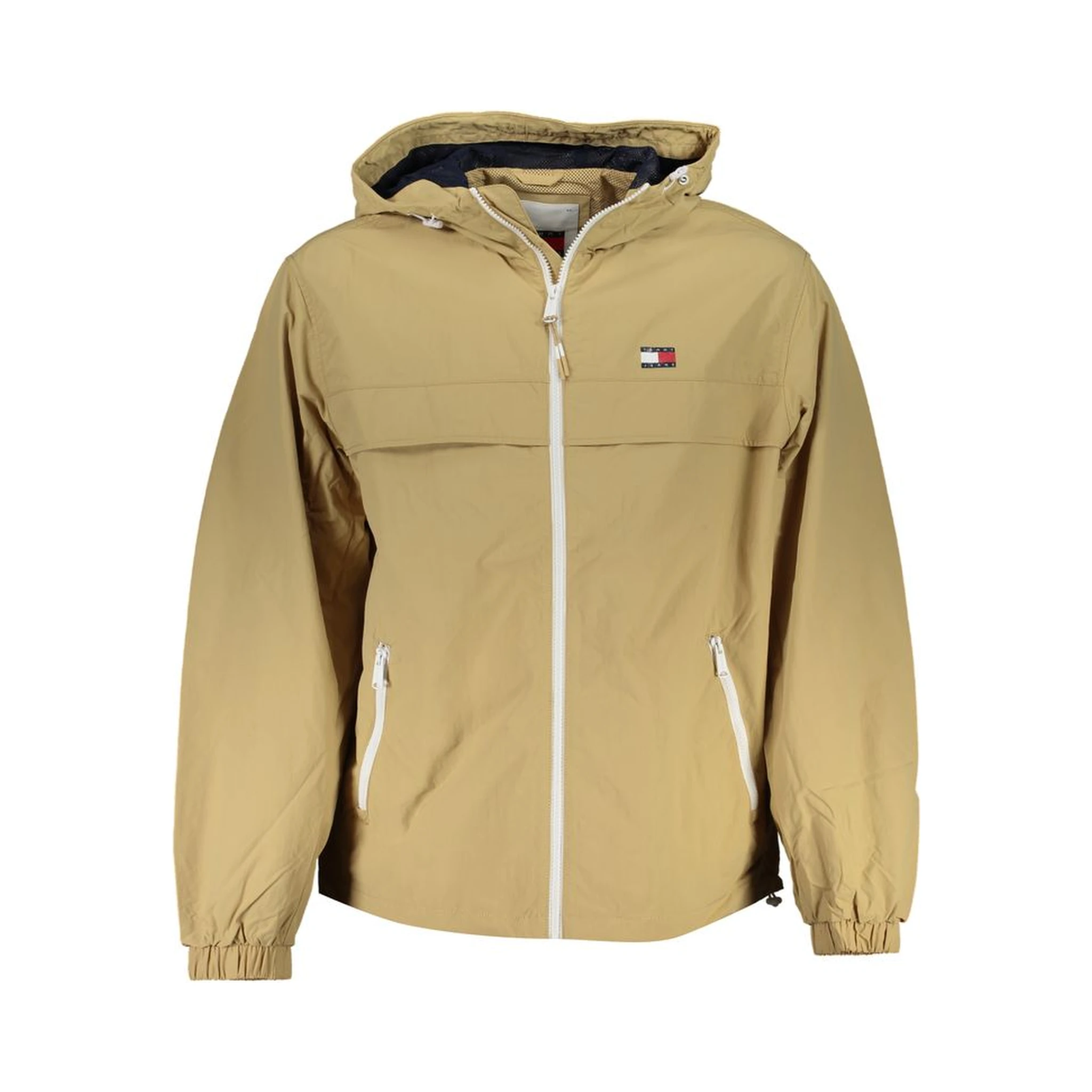 Beige Polyamide Jackets & Coat