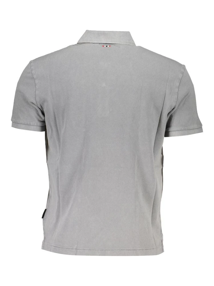 Gray Cotton Polo Shirt alternative