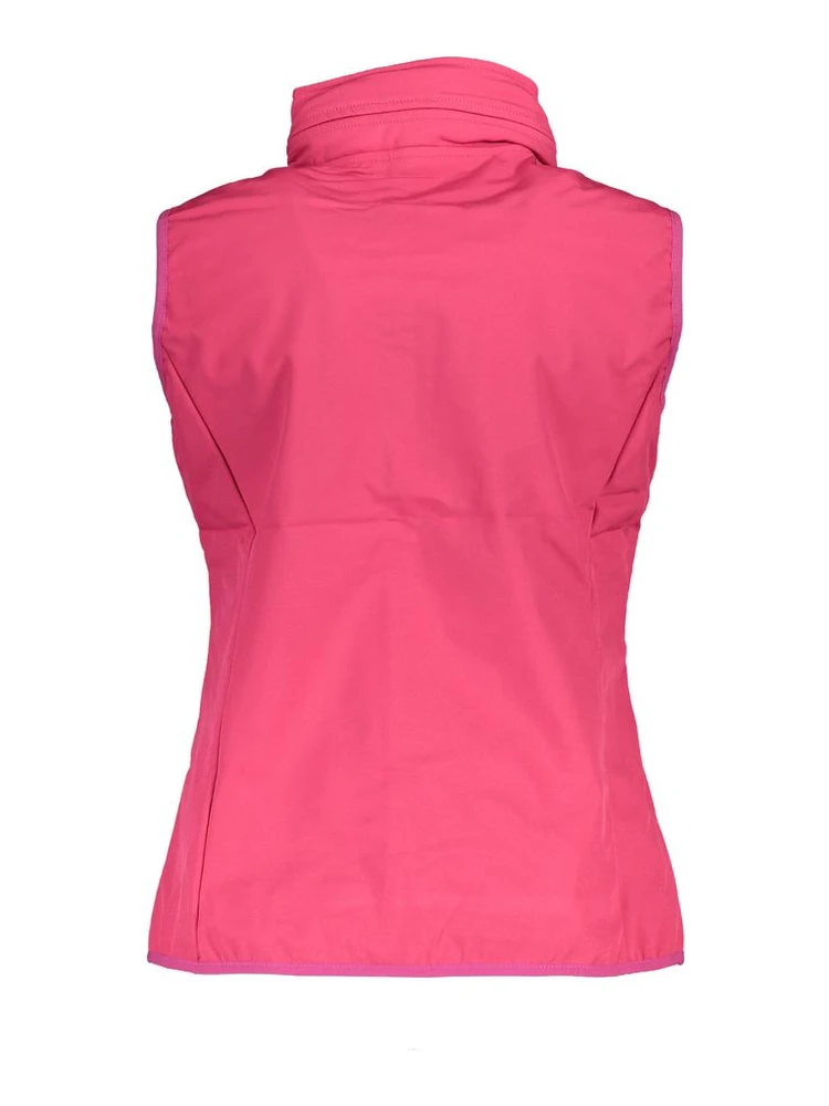 Pink Polyester Sleveless Jacket alternative