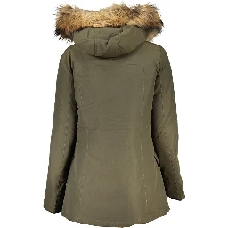 Green Cotton Jackets & Coat