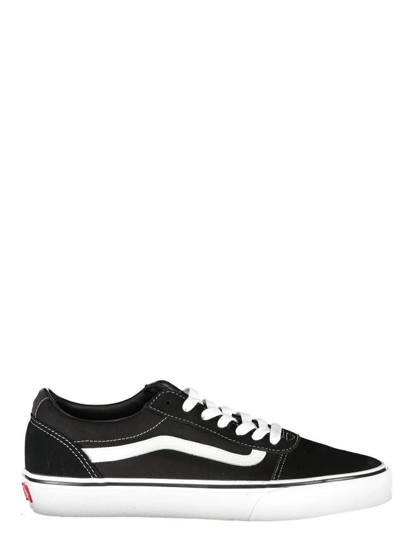 Black Polyester Sneaker